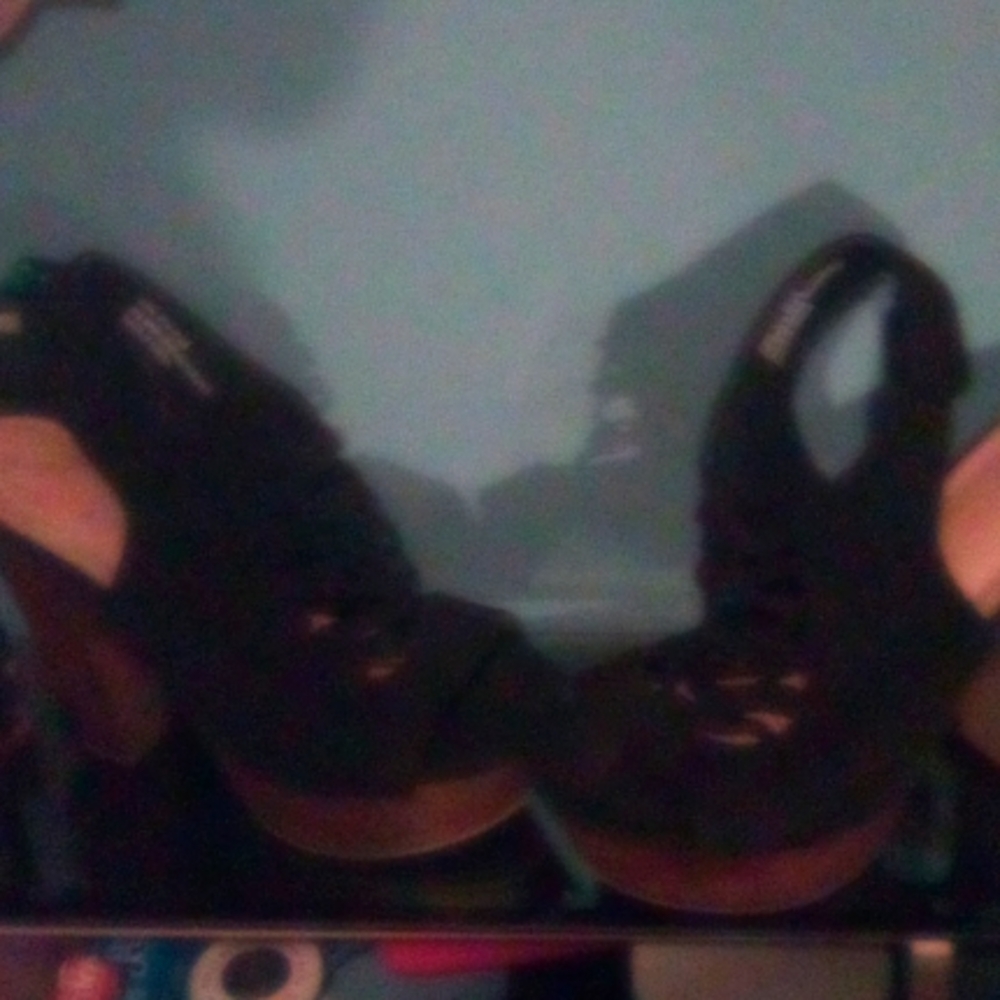 Open toe heels
